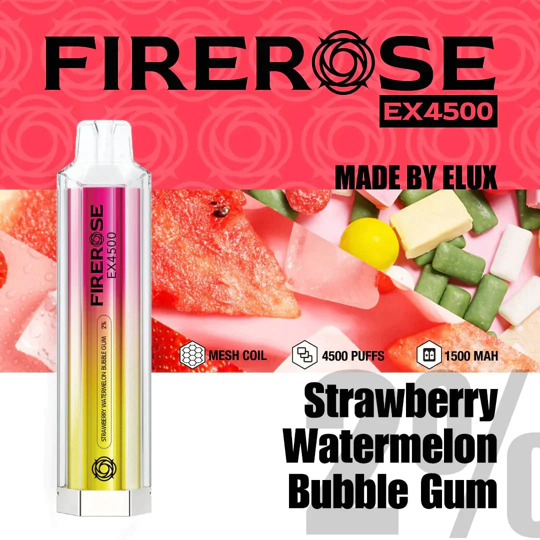 Elux Firerose EX4500 Disposable Vape Pod (BOX OF 10)