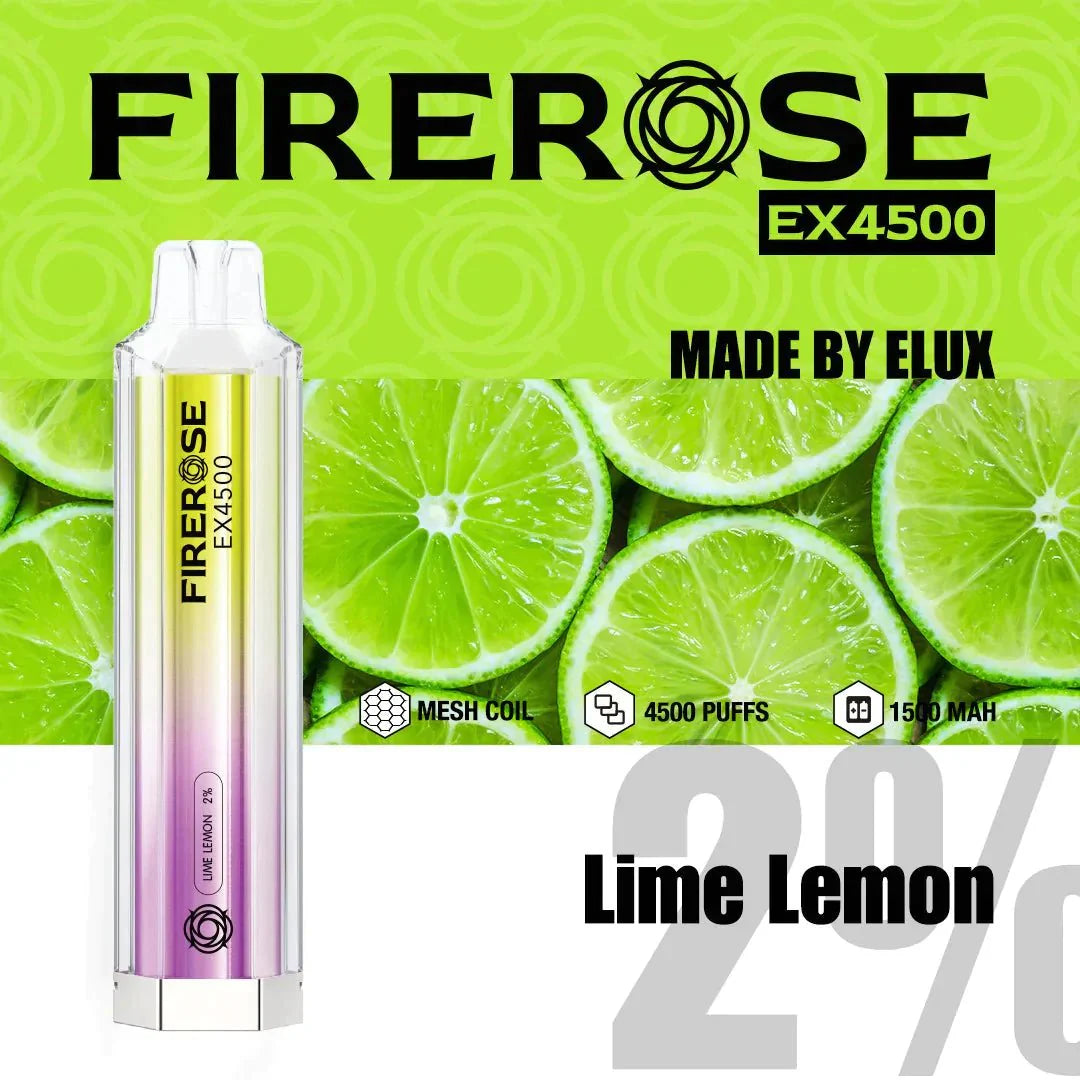 Elux Firerose EX4500 Disposable Vape Pod (BOX OF 10)