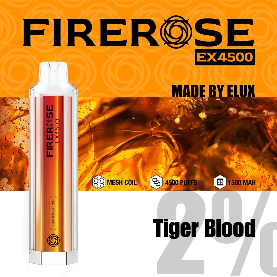 Elux Firerose EX4500 Disposable Vape Pod