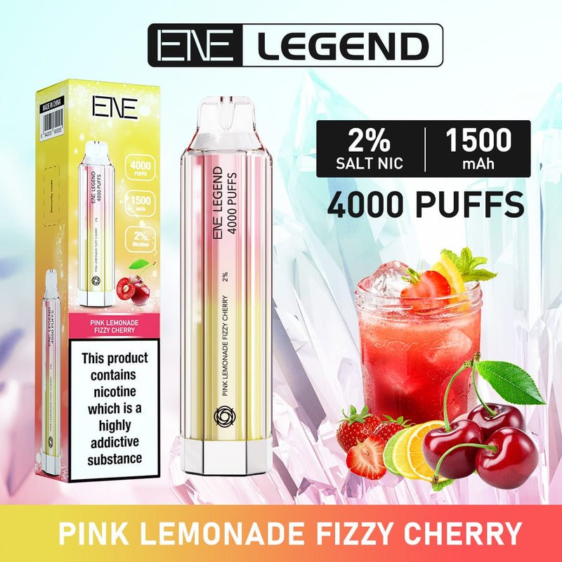 ENE Crystal Legend 4000 Disposable Vape Puff Pod (BOX OF 10)