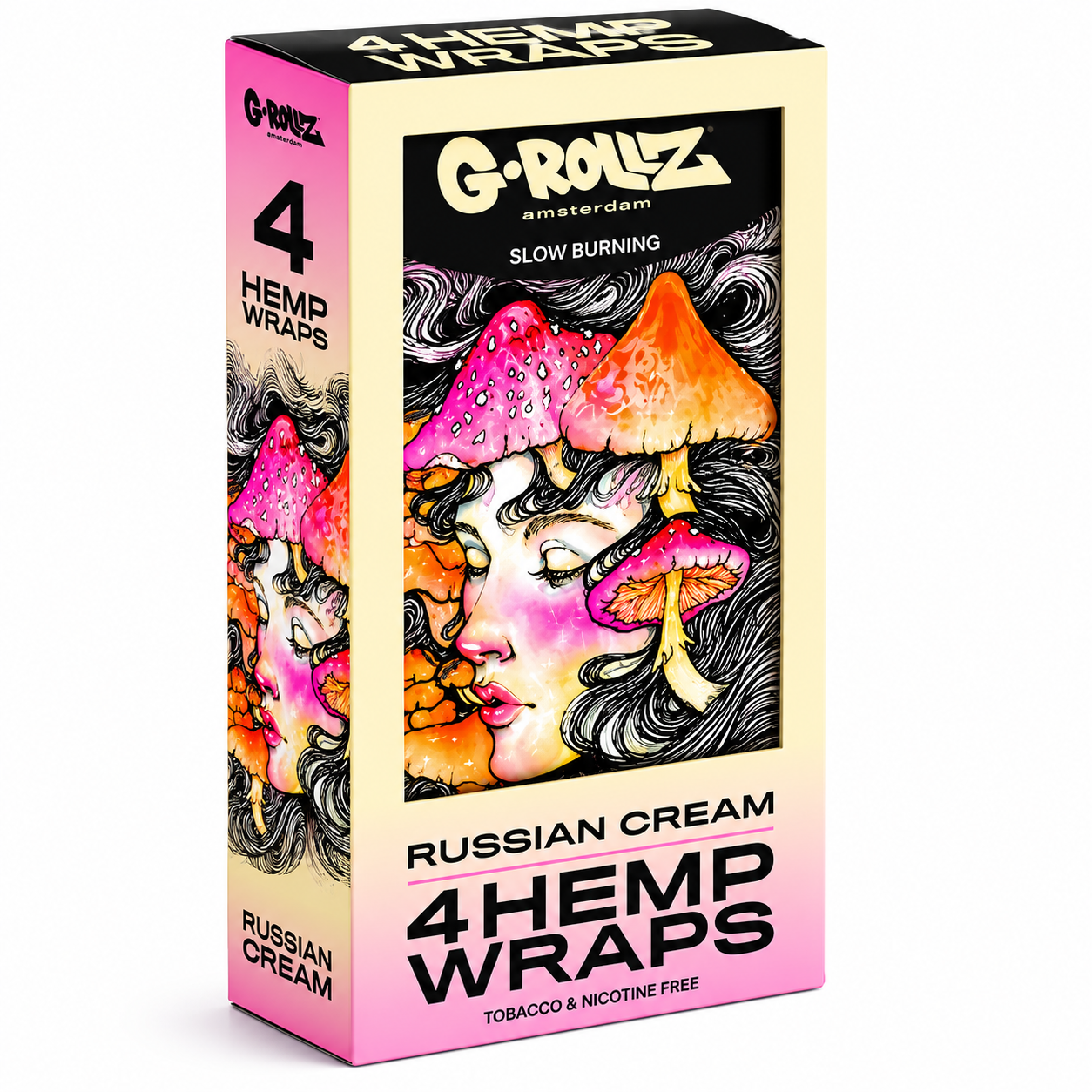 G‑Rollz Wraps Full Box of 15 Packs on a Pure White Background.
