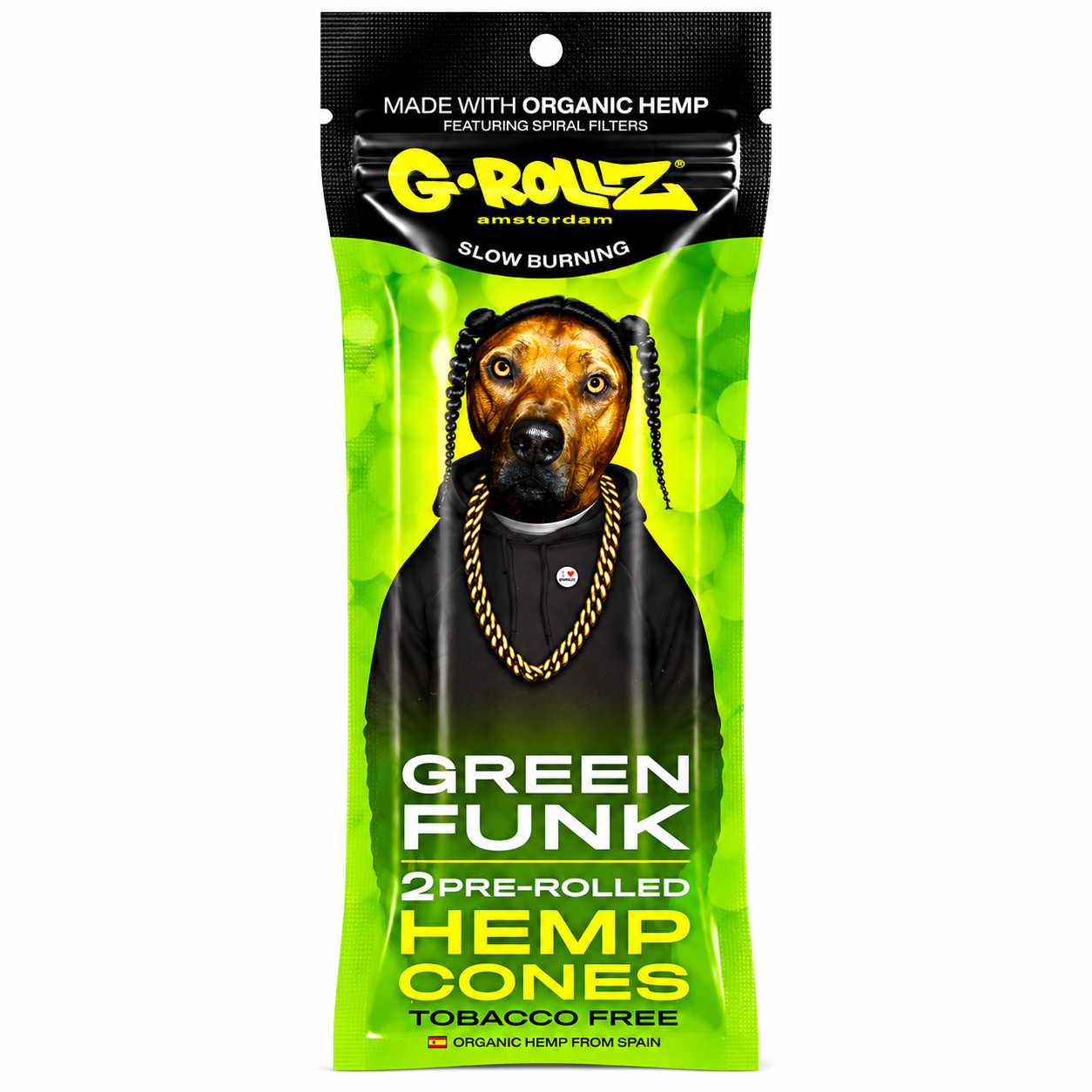 G Rollz Hemp Cones – 2‑in‑1 Pack | Natural Rolling Accessory