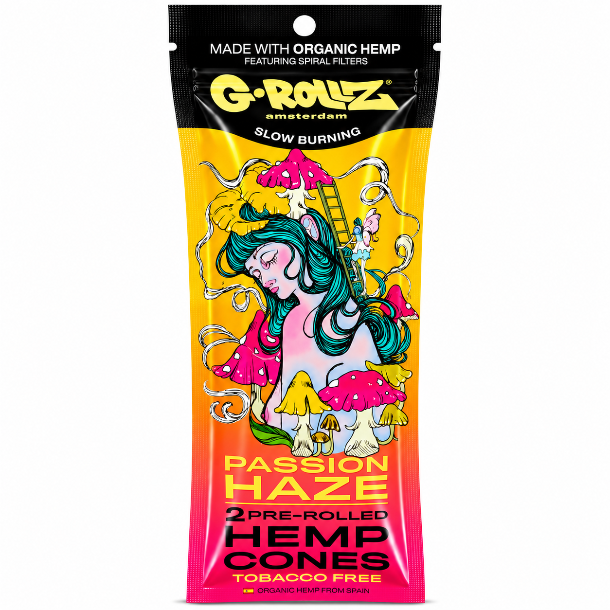 G Rollz Hemp Cones – 2‑in‑1 Pack | Natural Rolling Accessory