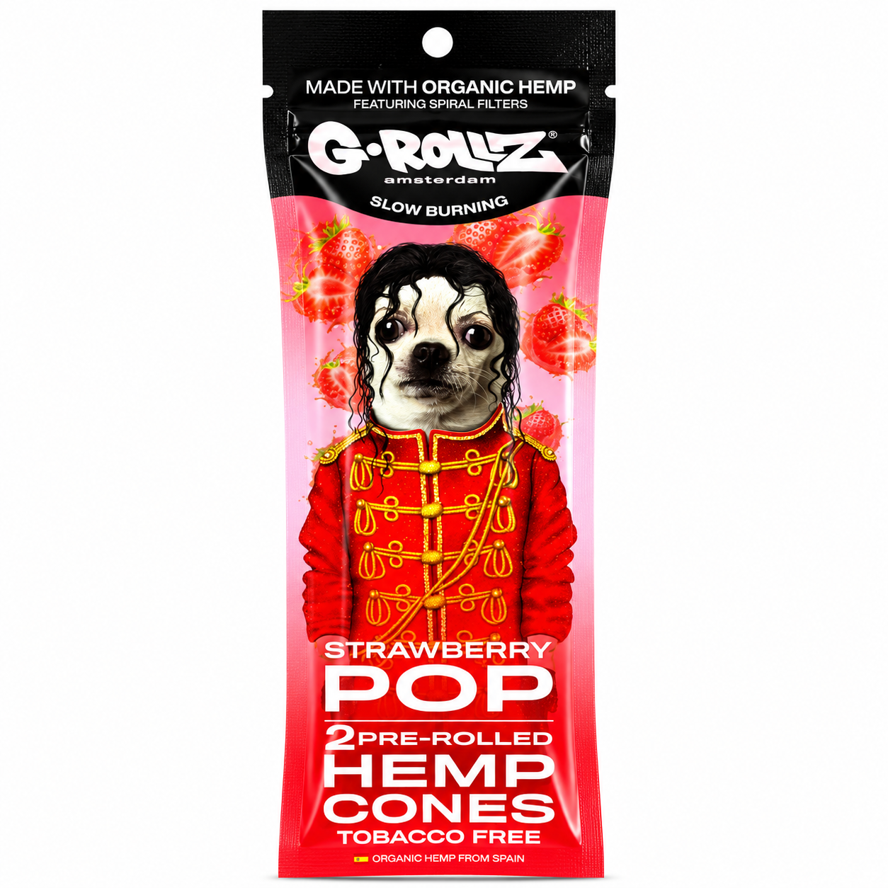 G Rollz Hemp Cones – 2‑in‑1 Pack | Natural Rolling Accessory