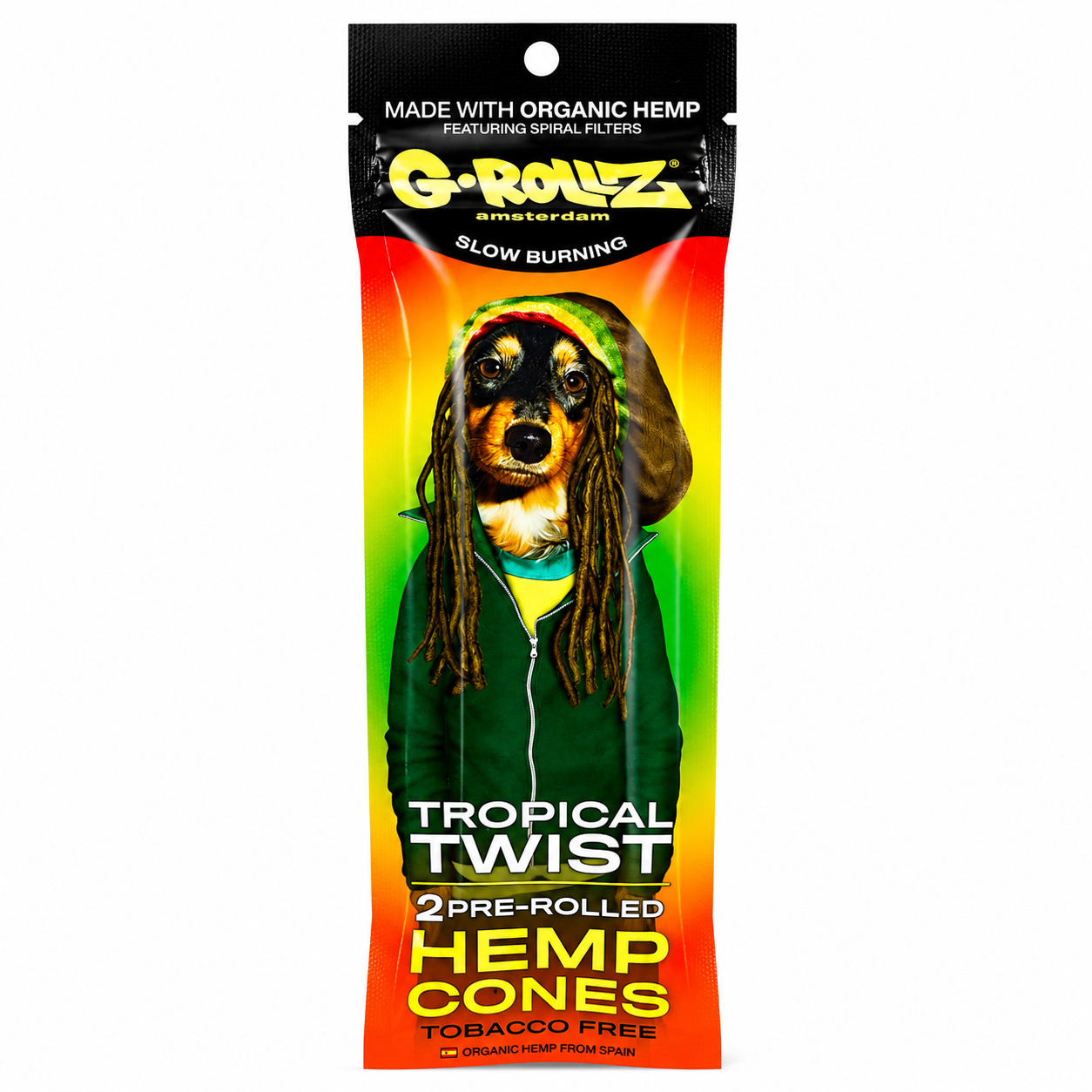 G Rollz Hemp Cones – 2‑in‑1 Pack | Natural Rolling Accessory