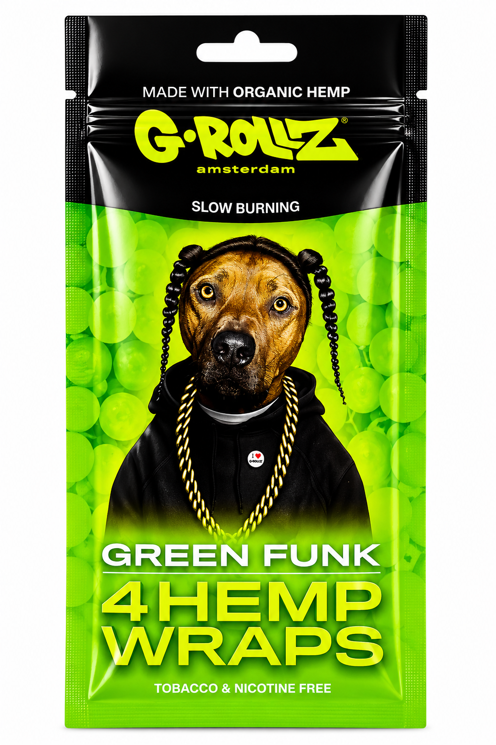 G Rollz Hemp Wraps – 4‑in‑1 Pack | Natural Rolling Accessory (Single Pack)