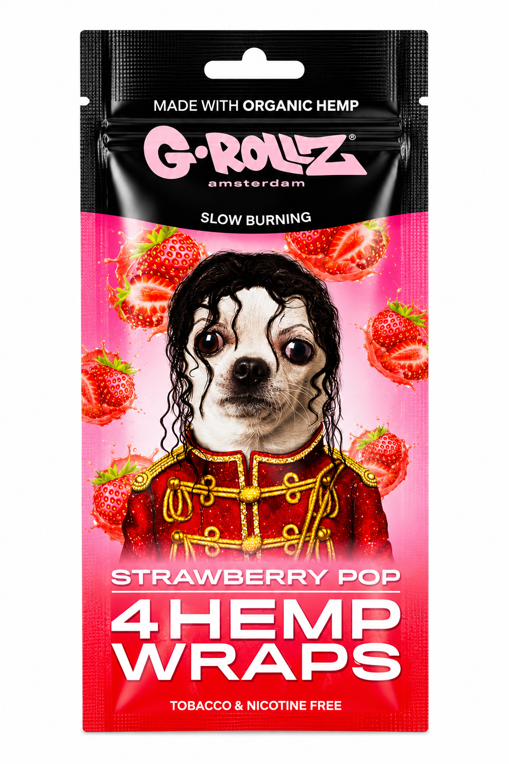 G Rollz Hemp Wraps – 4‑in‑1 Pack | Natural Rolling Accessory (Single Pack)