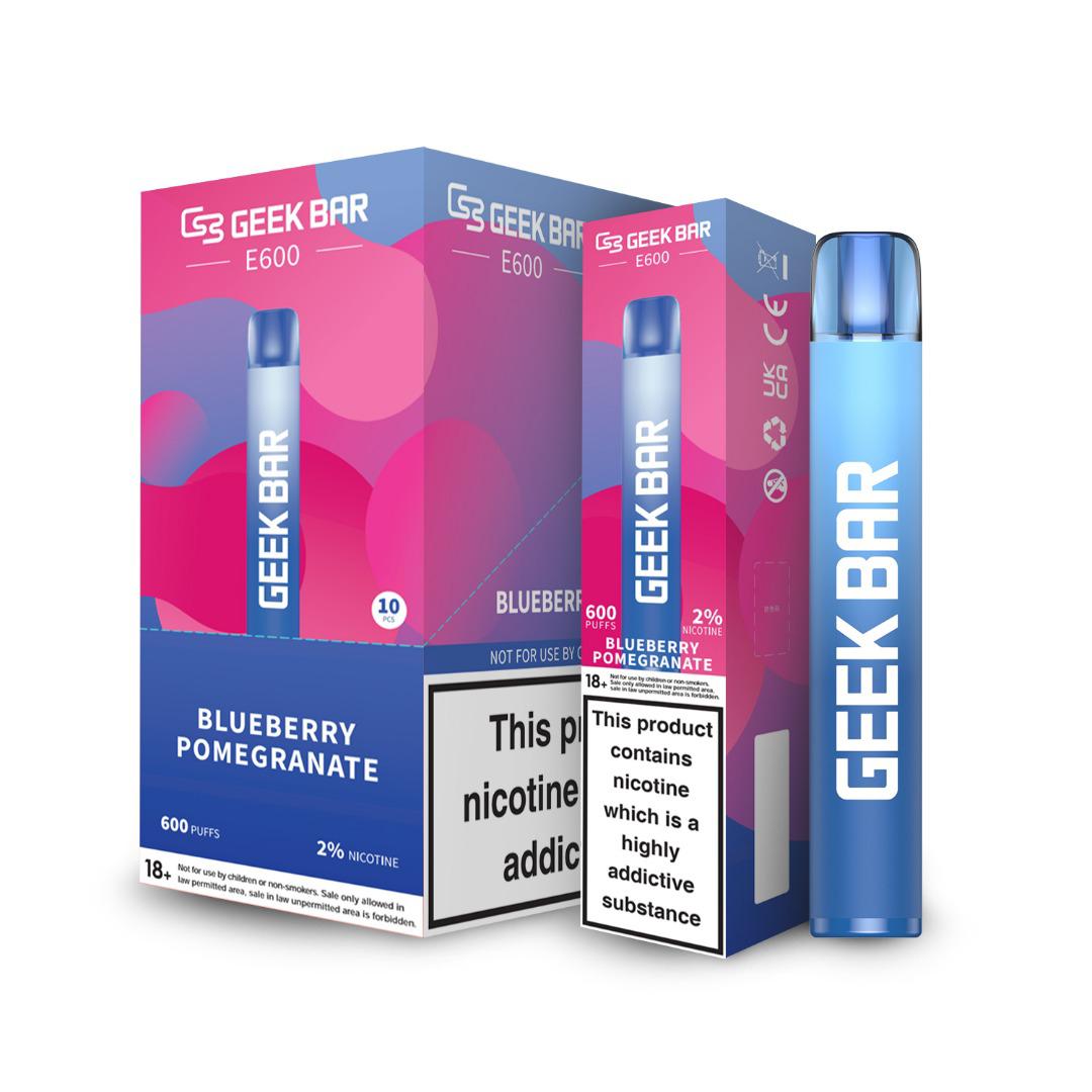 Geek Bar E600 Disposable Vape Pod (BOX OF 10)