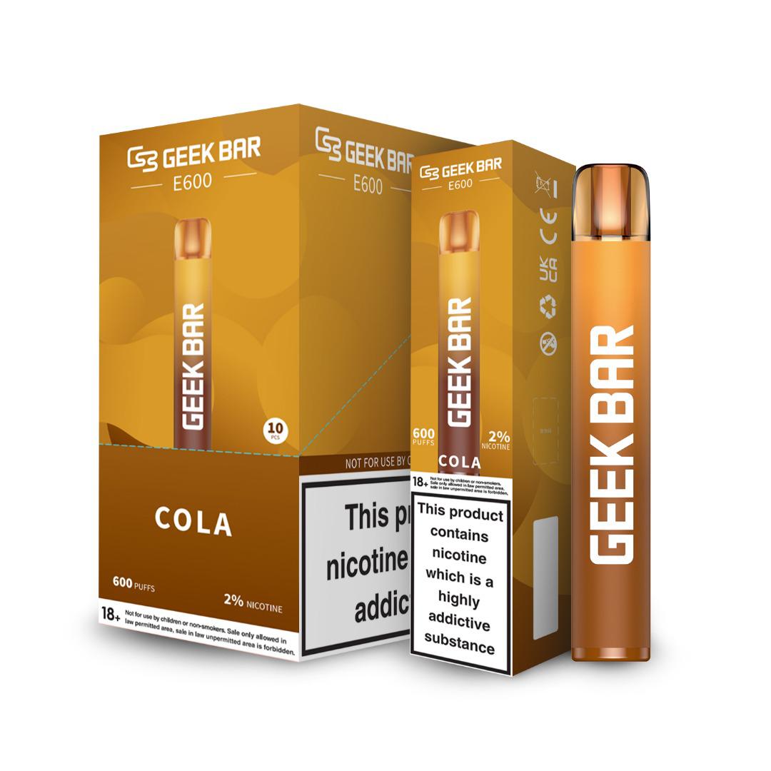 Geek Bar E600 Disposable Vape Pod (BOX OF 10)