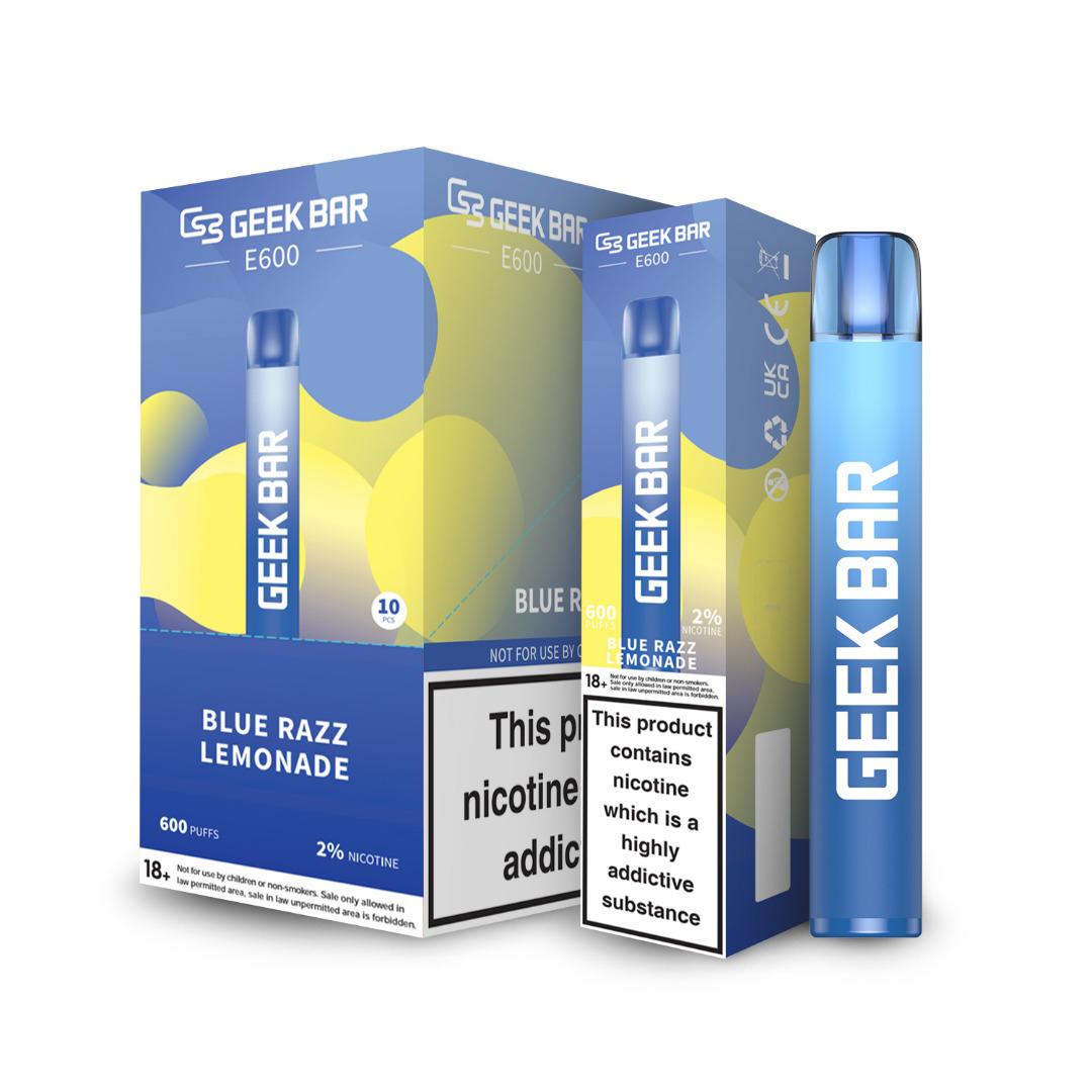 Geek Bar E600 Disposable Vape Pod (BOX OF 10)