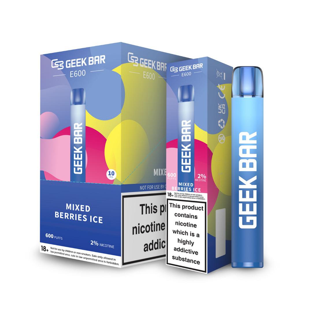 Geek Bar E600 Disposable Vape Pod (BOX OF 10)