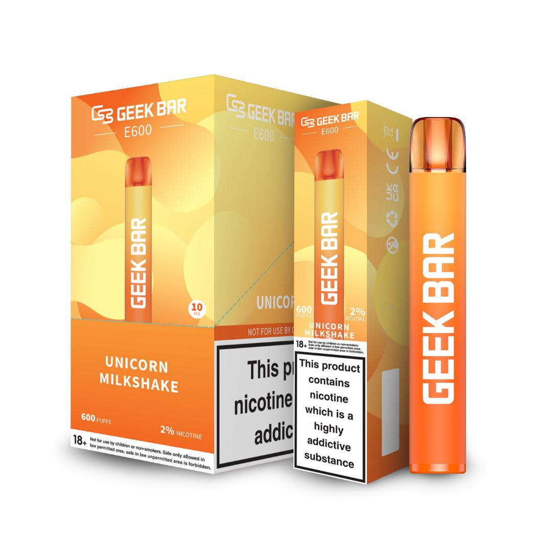 Geek Bar E600 Disposable Vape Pod (BOX OF 10)