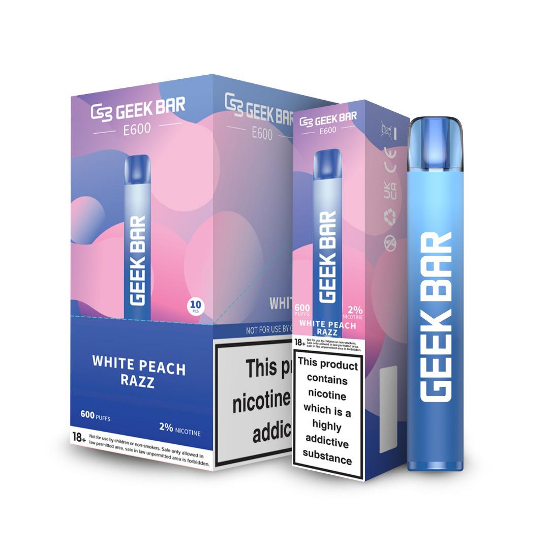 Geek Bar E600 Disposable Vape Pod (BOX OF 10)