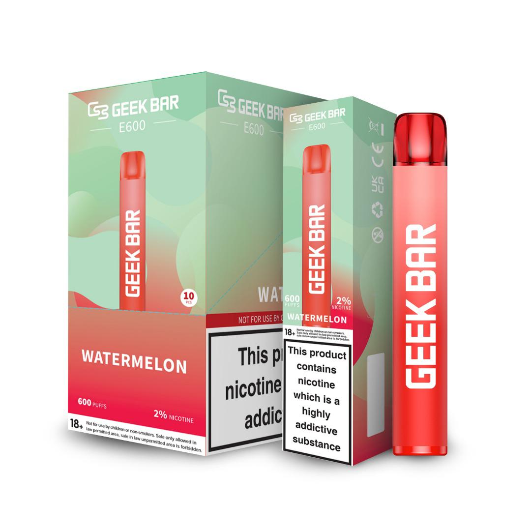 Geek Bar E600 Disposable Vape Pod (BOX OF 10)