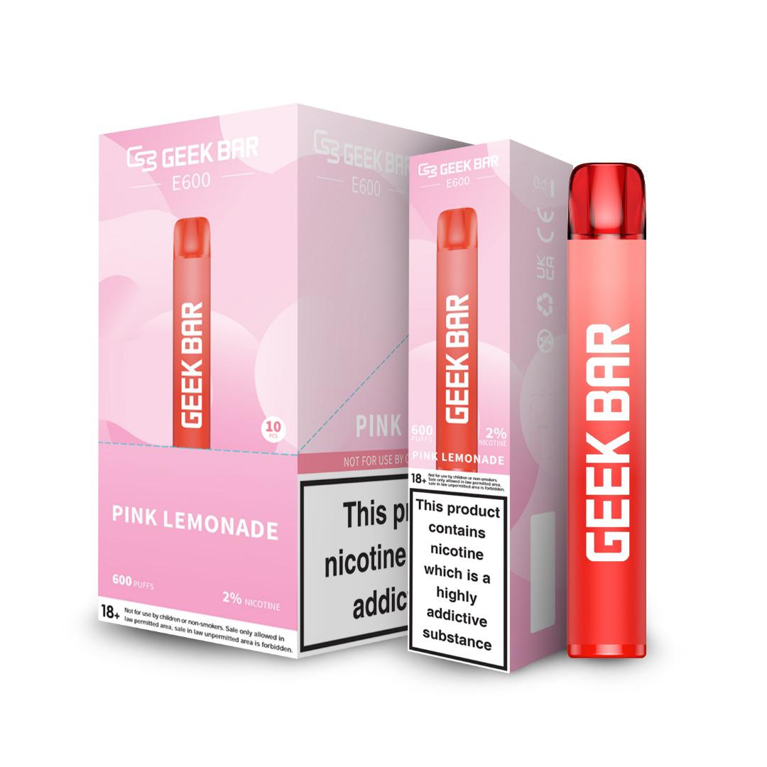 Geek Bar E600 Disposable Vape Pod (BOX OF 10)