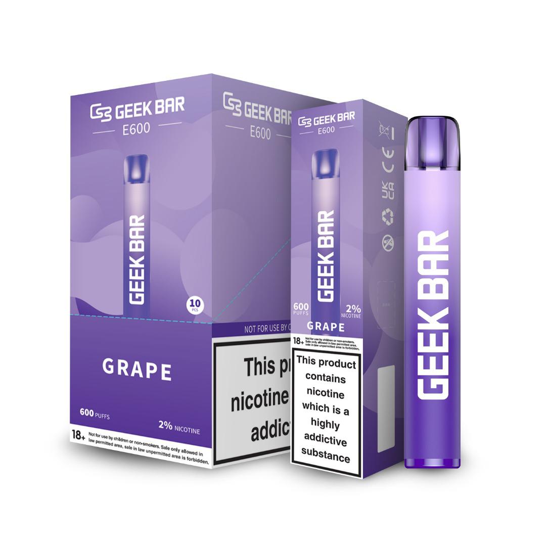 Geek Bar E600 Disposable Vape Pod (BOX OF 10)