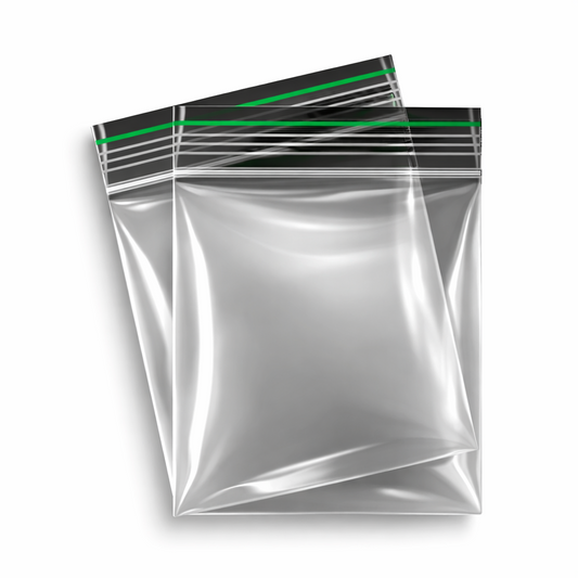 Grip Seal Bags – Clear Resealable Plastic Bags in Assorted Sizes (Single Pack)