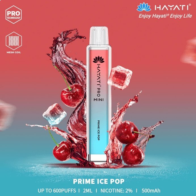 Hayati Mini Pro 600 Disposable Vape (10 Boxes) 100 Pieces