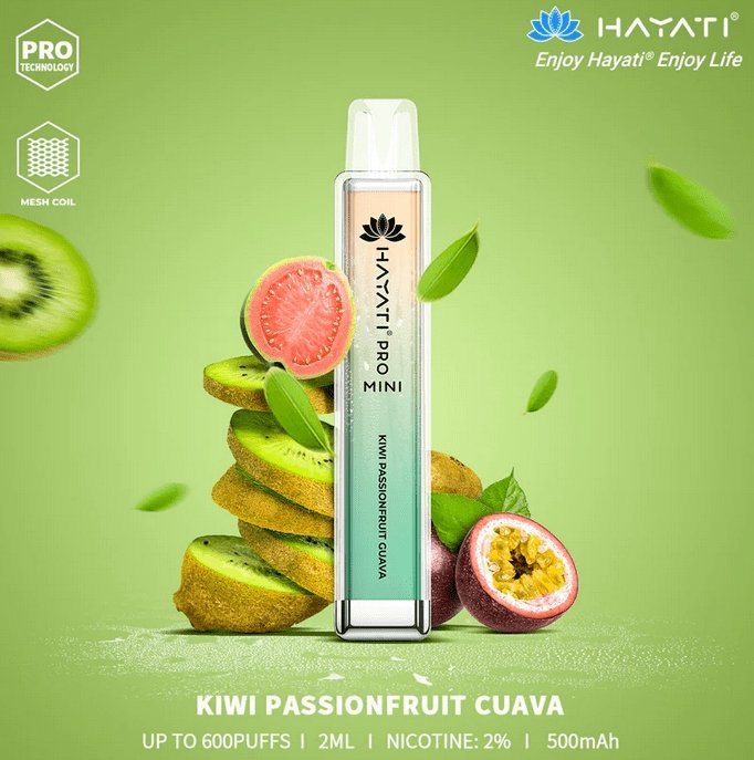 Hayati Mini Pro 600 Disposable Vape (10 Boxes) 100 Pieces