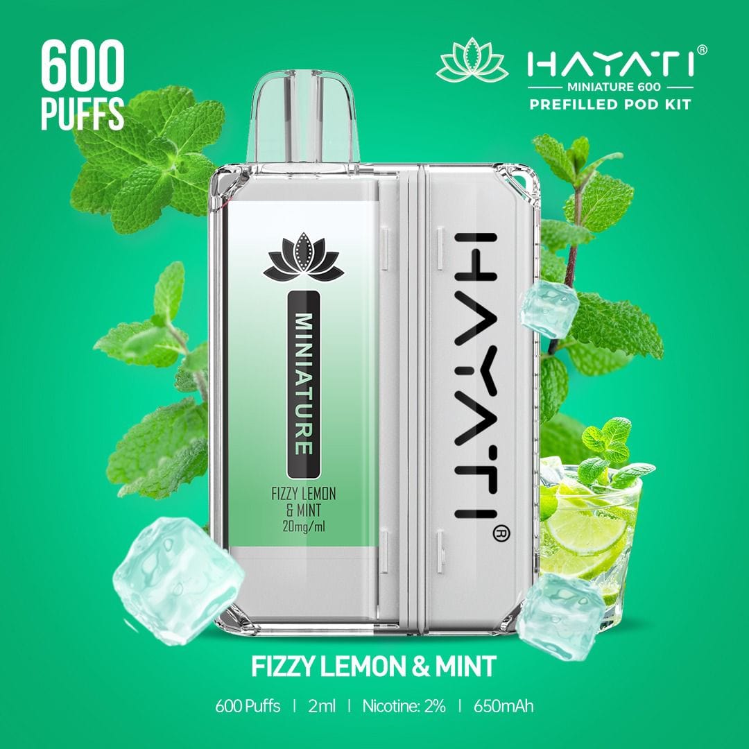 Hayati Miniature 600 Prefilled Pod Kit (BOX OF 5)