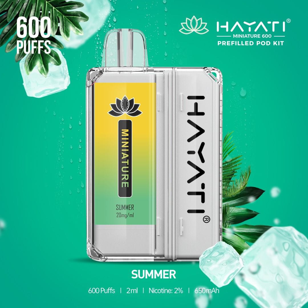 Hayati Miniature 600 Prefilled Pod Kit (BOX OF 5)