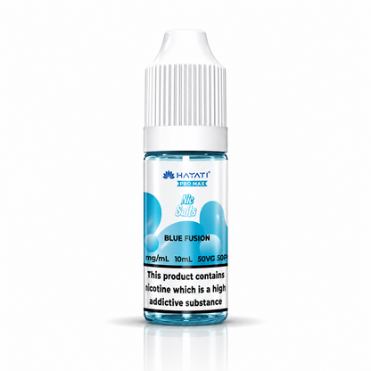 Hayati Pro Max nic salt bottle displayed on a pure white background with clear label detailing.