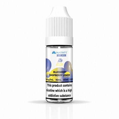 Hayati Pro Max nic salt bottle displayed on a pure white background with clear label detailing.