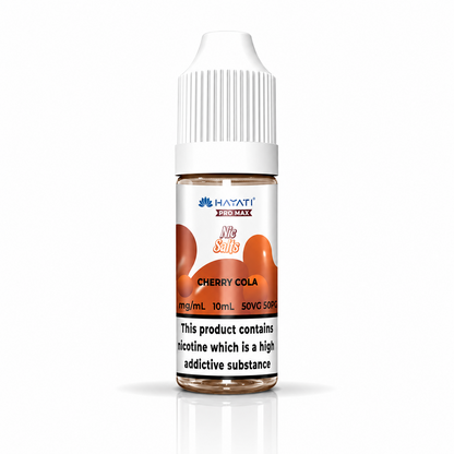 Hayati Pro Max nic salt bottle displayed on a pure white background with clear label detailing.