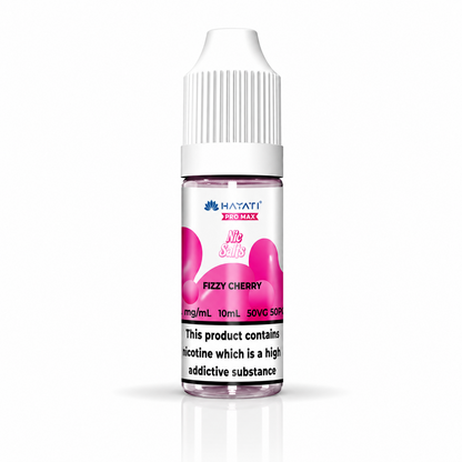Hayati Pro Max nic salt bottle displayed on a pure white background with clear label detailing.