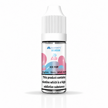 Hayati Pro Max nic salt bottle displayed on a pure white background with clear label detailing.