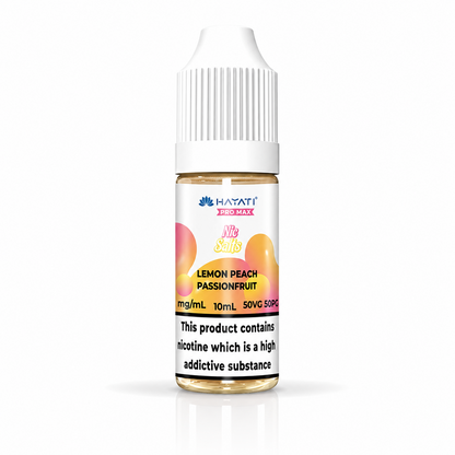 Hayati Pro Max nic salt bottle displayed on a pure white background with clear label detailing.