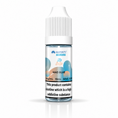 Hayati Pro Max nic salt bottle displayed on a pure white background with clear label detailing.