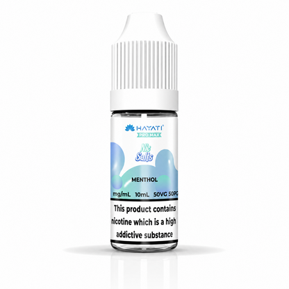 Hayati Pro Max nic salt bottle displayed on a pure white background with clear label detailing.