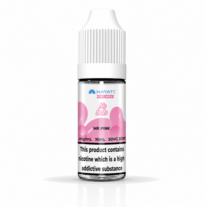 Hayati Pro Max nic salt bottle displayed on a pure white background with clear label detailing.