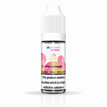 Hayati Pro Max nic salt bottle displayed on a pure white background with clear label detailing.