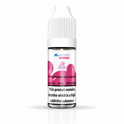 Hayati Pro Max nic salt bottle displayed on a pure white background with clear label detailing.