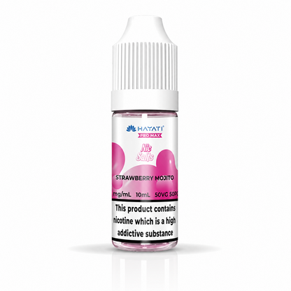 Hayati Pro Max nic salt bottle displayed on a pure white background with clear label detailing.