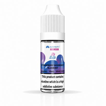 Hayati Pro Max nic salt bottle displayed on a pure white background with clear label detailing.