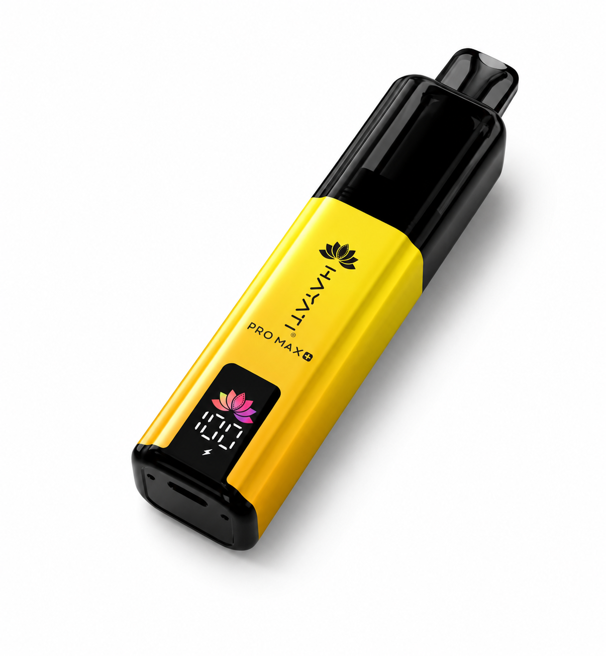 Hayati Pro Max Plus device displayed on a pure white background with clear device and branding details.