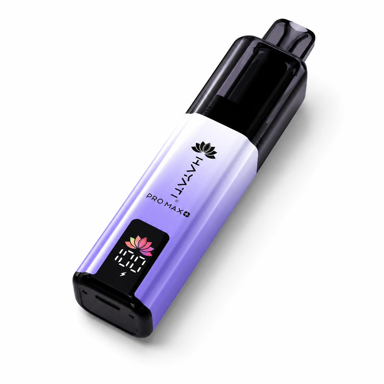 Hayati Pro Max Plus device displayed on a pure white background with clear device and branding details.