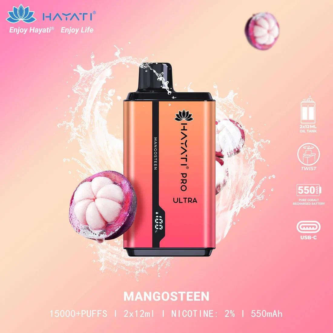 Hayati Pro Ultra 15,000 Disposable Vape (BOX OF 10)