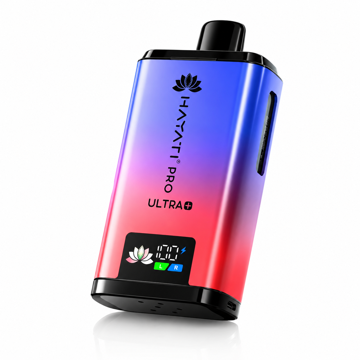 Hayati Pro Ultra Plus device shown on a pure white background with clear device detailing.