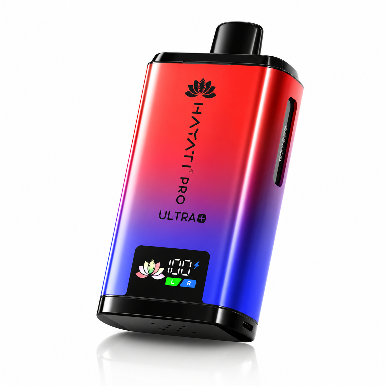 Hayati Pro Ultra Plus device shown on a pure white background with clear device detailing.