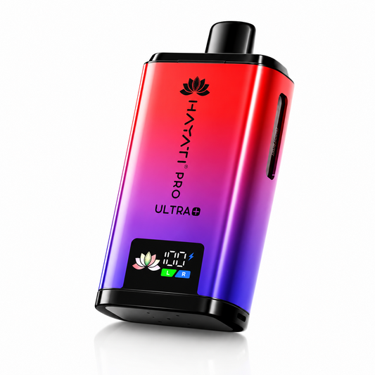 Hayati Pro Ultra Plus device shown on a pure white background with clear device detailing.