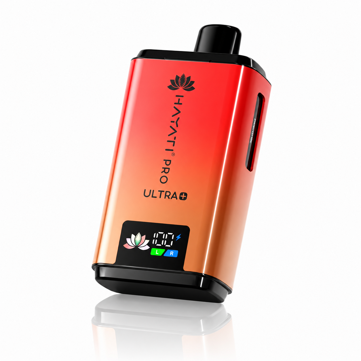 Hayati Pro Ultra Plus device shown on a pure white background with clear device detailing.