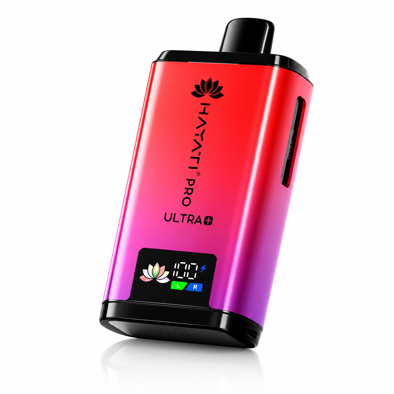Hayati Pro Ultra Plus device shown on a pure white background with clear device detailing.