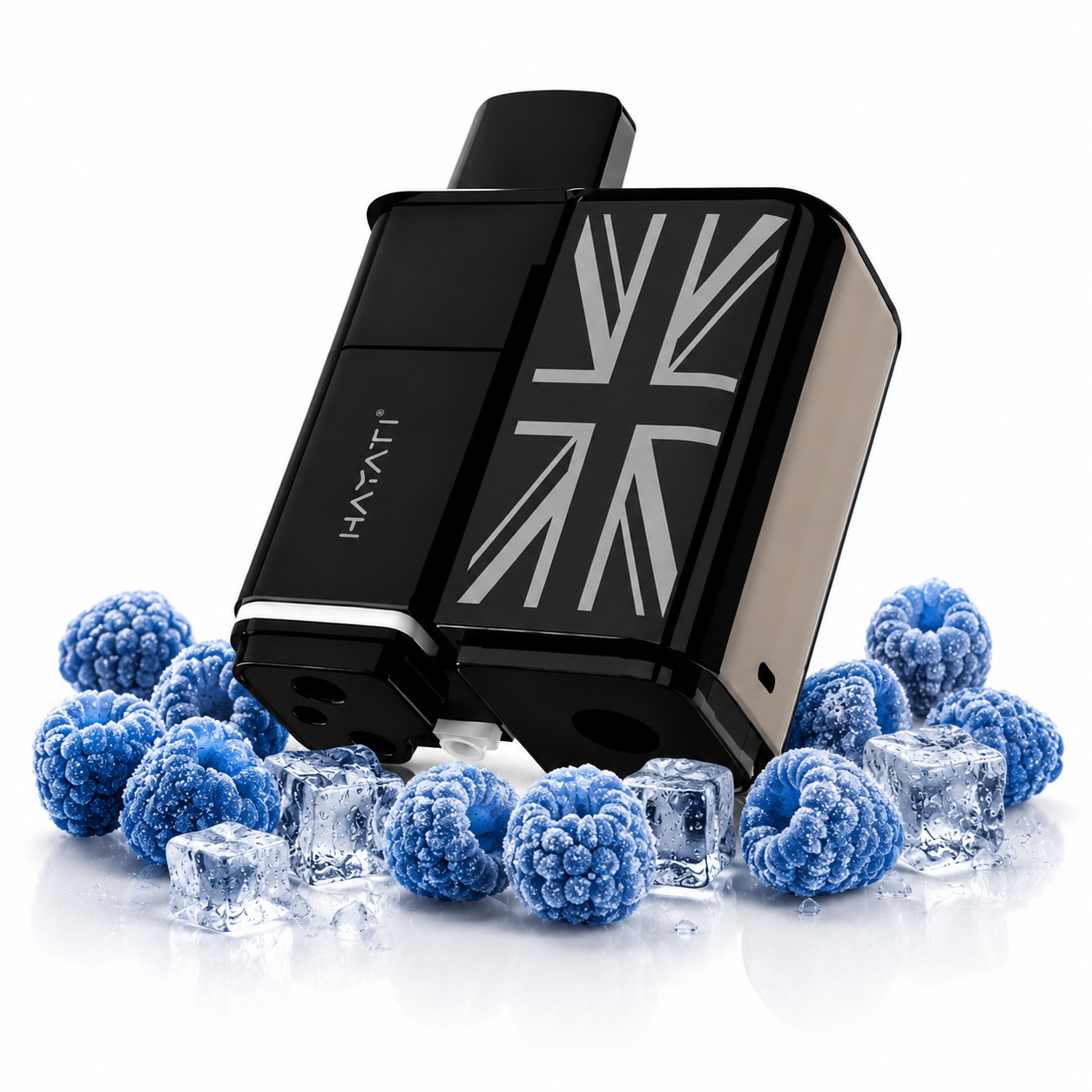 Hayati Rubik Replacement Pods – Refillable Vape Pod Cartridges on a pure White Background.