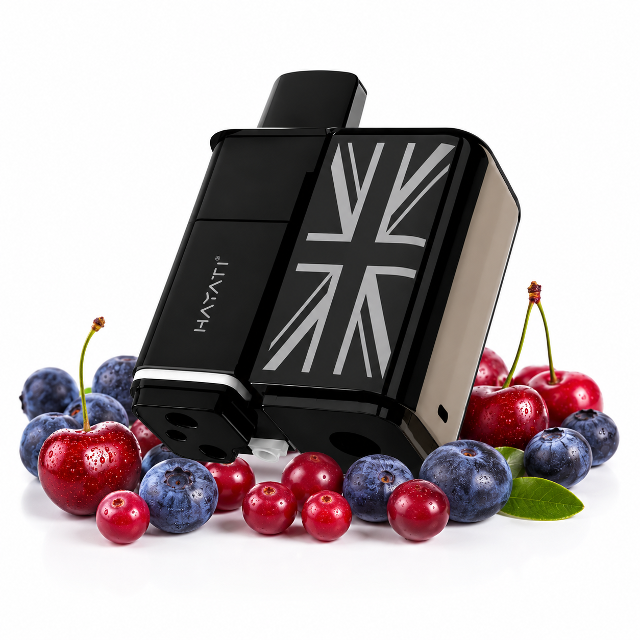 Hayati Rubik Replacement Pods – Refillable Vape Pod Cartridges on a pure White Background.