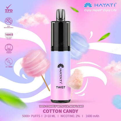 Hayati Twist 5000 Puffs Disposable Vape