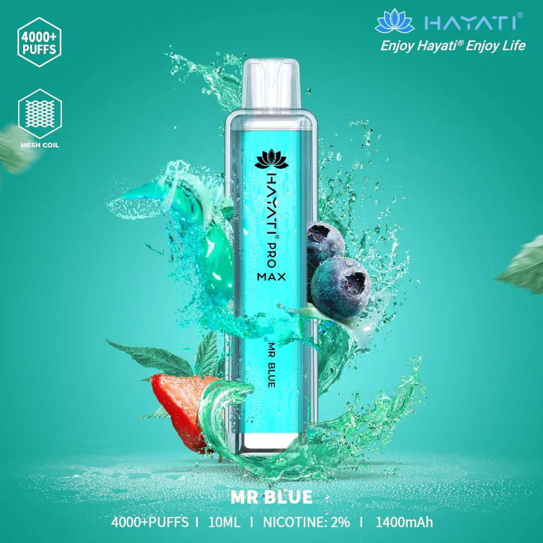 Hayati Pro Max 4000 Disposable Vape (BOX OF 10)